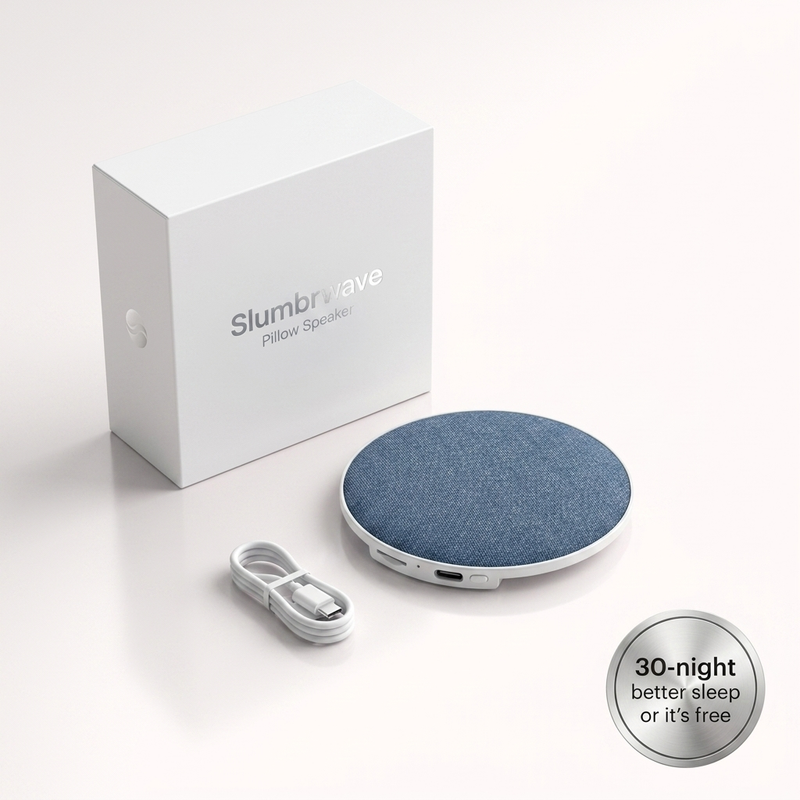 Slumbrwave — Under-Pillow Sleep Speaker