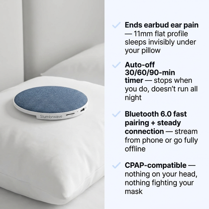 Slumbrwave — Under-Pillow Sleep Speaker